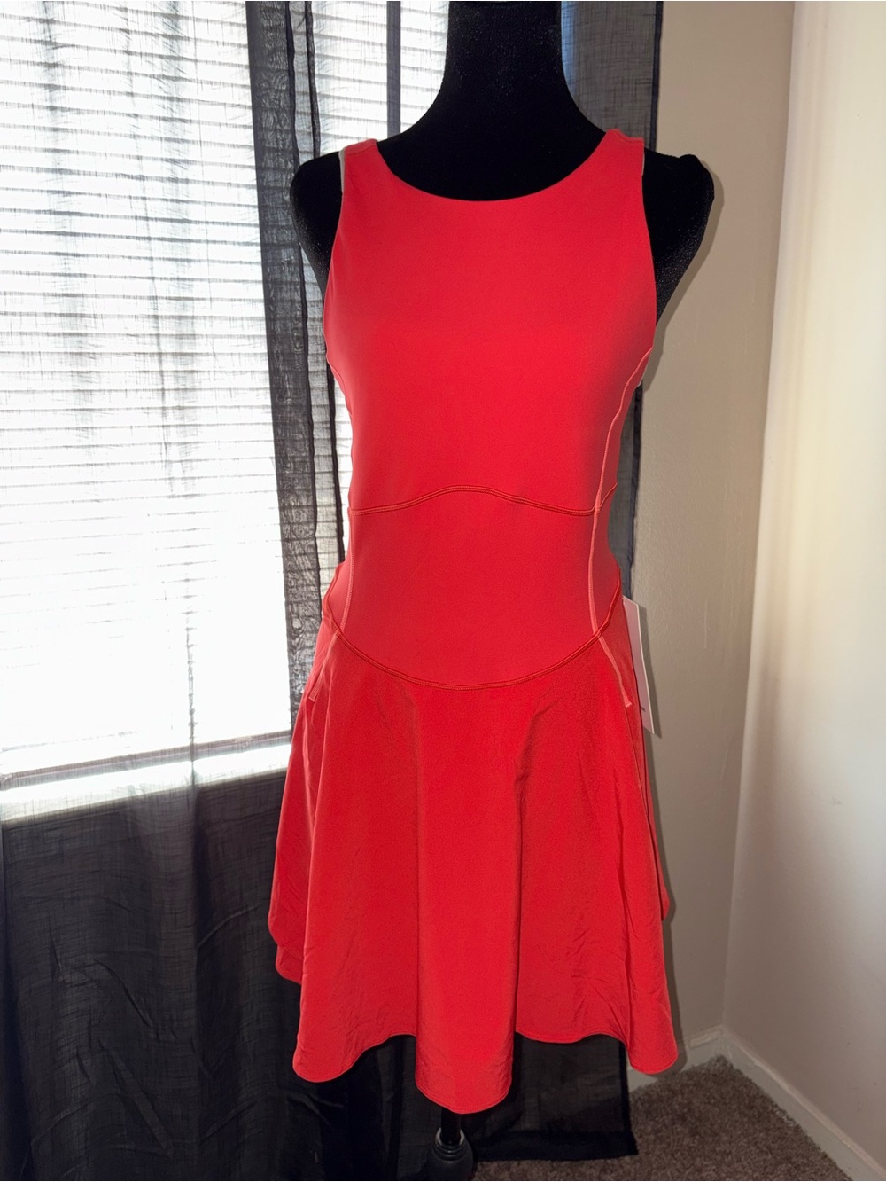 lululemon athletica Red Sleeveless Mini Dress
